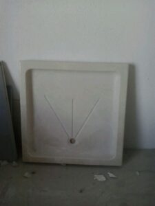 Placa de ducha de mármol