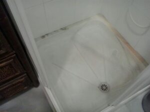 Placa de ducha de mármol