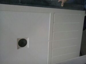 Placa de ducha de mármol