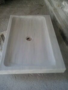 Placa de ducha de mármol