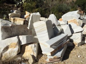 Piedras de mármol
